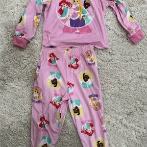 Disney Princess Pink Pajama Set for Kids
